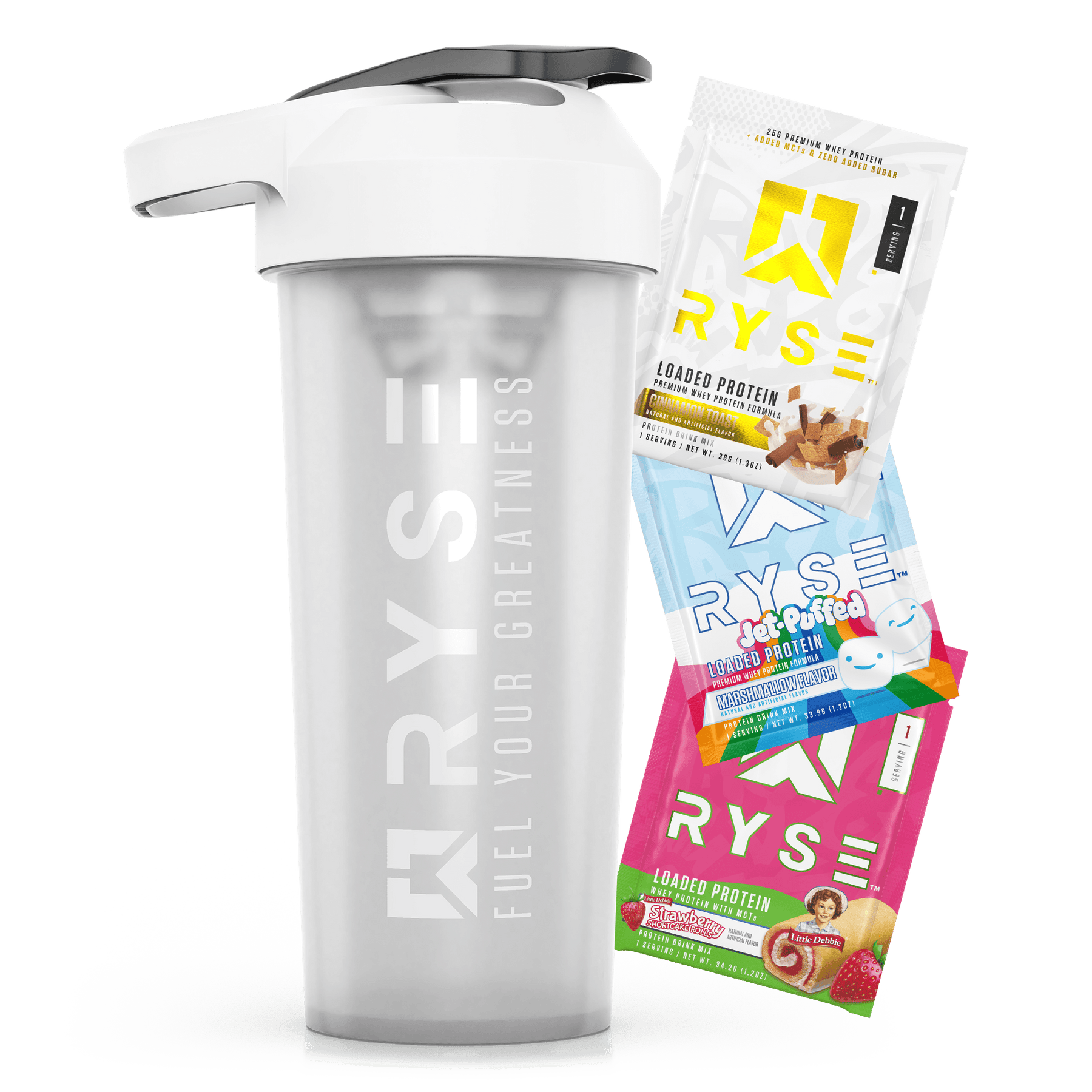 Loaded Protein Samples Variety Pack + Free SportShaker